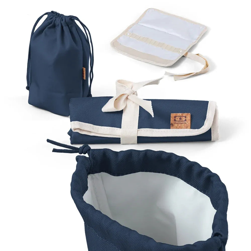 Monbento Escape - The XXL Insulated Bag For All Your Outings - Blue Natural