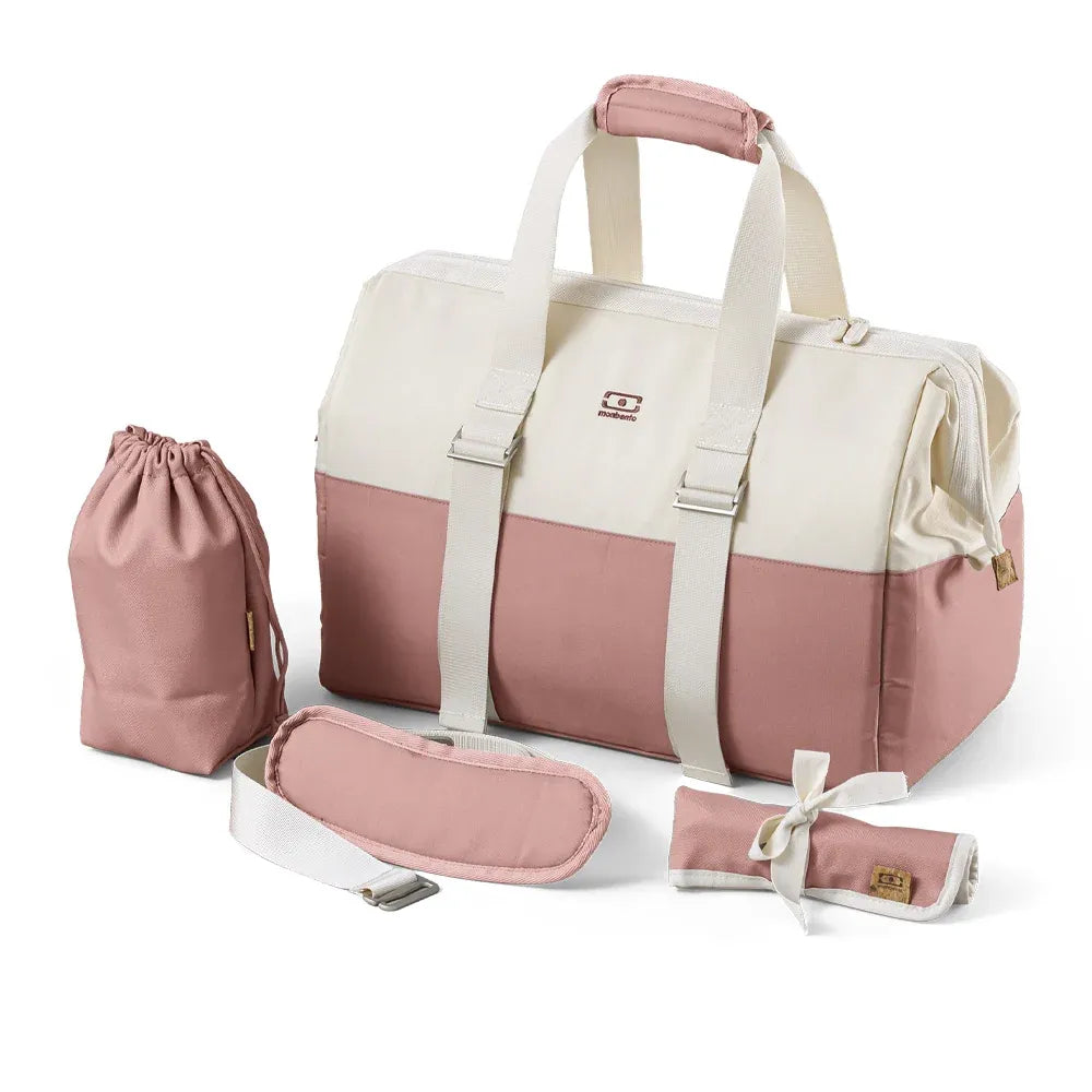 Monbento Escape - The XXL Insulated Bag For All Your Outings - Pink Moka