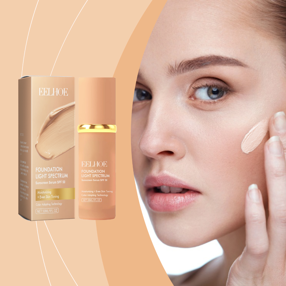 EELHOE Concealer Warm Change Liquid Foundation Concealer Moisturizing Liquid Foundation For Youthful Radiance Without False White Moisture
