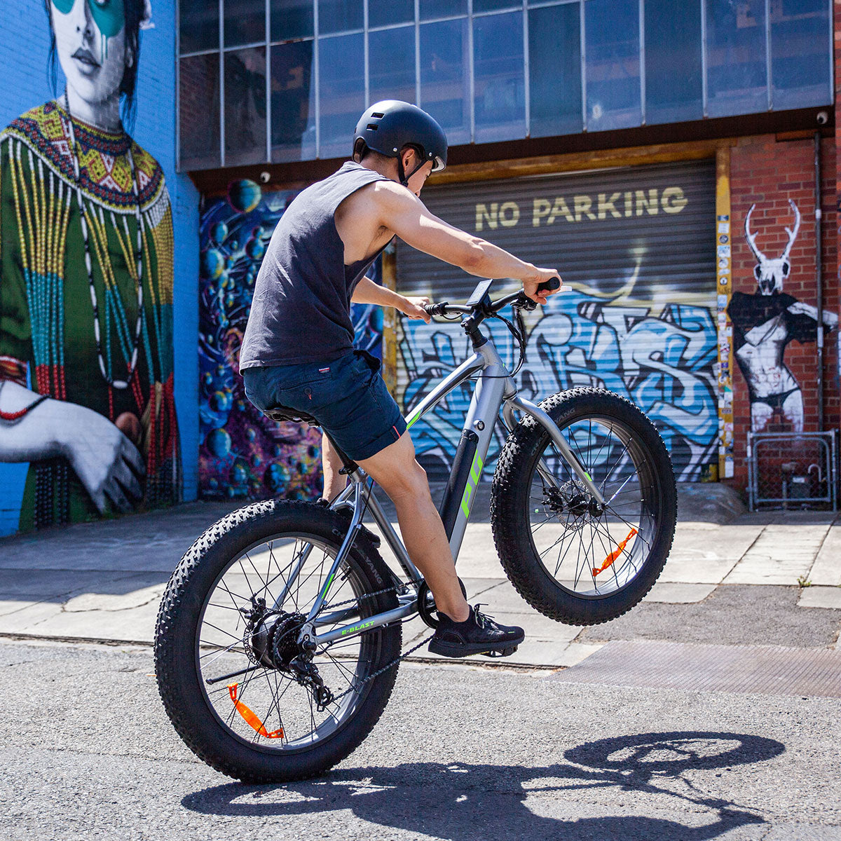 Progear Bikes E-Blast Fat Tyre E-Bike 26*18" in Slate