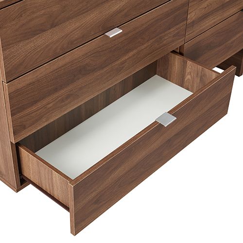 5 Pcs Queen Bedroom Suite in Fabric LED Light