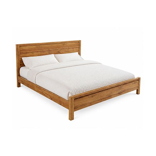Queen Bedroom Suite – 4 Piece Set with Tallboy in Oak Finish