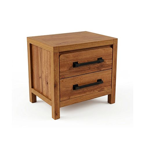 Queen Bedroom Suite – 4 Piece Set with Tallboy in Oak Finish