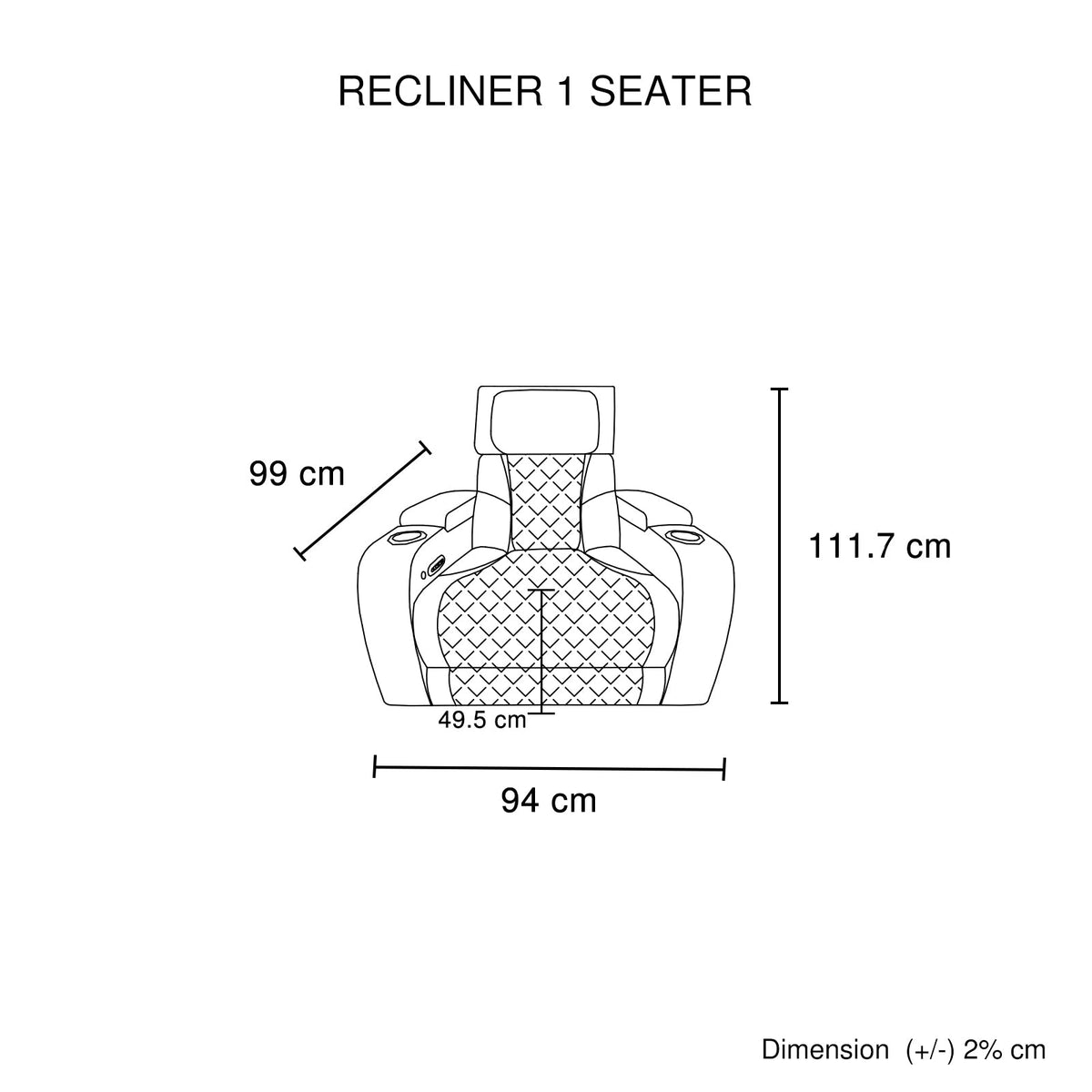 3-2-1 Seater Electric Air Leather Dark Grey Recliner Set