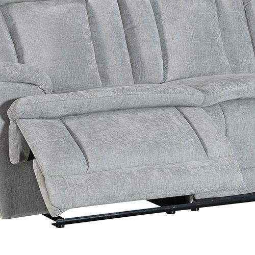 3+2 Seater Power Recliner Sofa Set in Grey