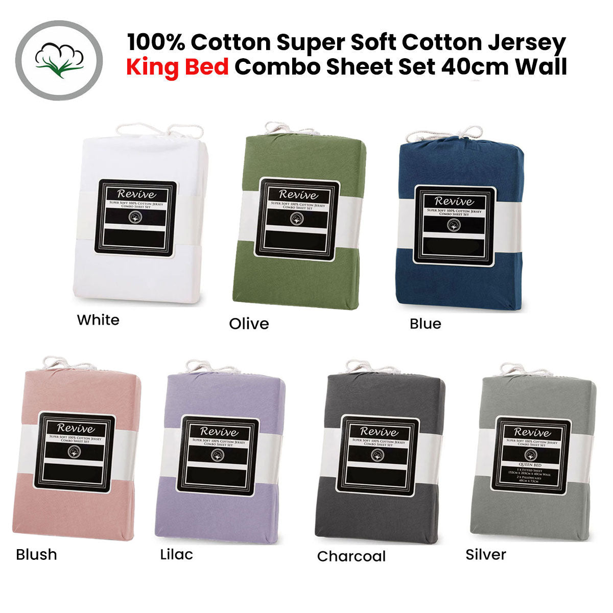 Revive Teddy Fleece Fitted Sheet Combo Set Blue King