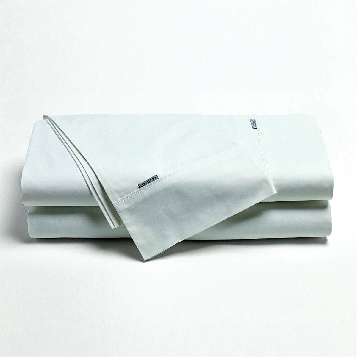 Bianca Heston Cotton Percale Sheet Set White Queen