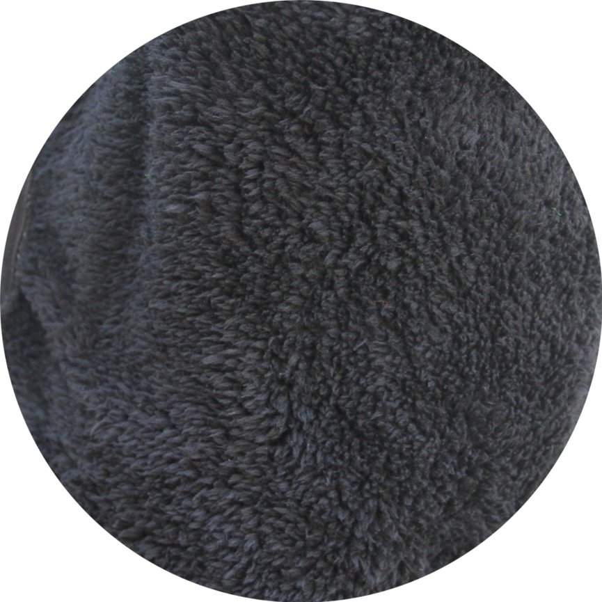 Men's Thick Zip Up Hooded Hoodie w Winter Sherpa Fur Jumper Coat Jacket Sweater, Black, L