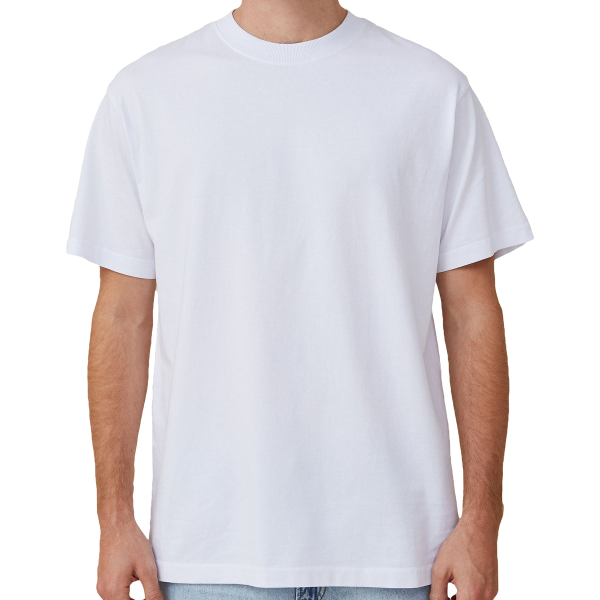 Adult 100% Cotton T-Shirt Unisex Men's Basic Plain Blank Crew Tee Tops Shirts, Grey, 2XL