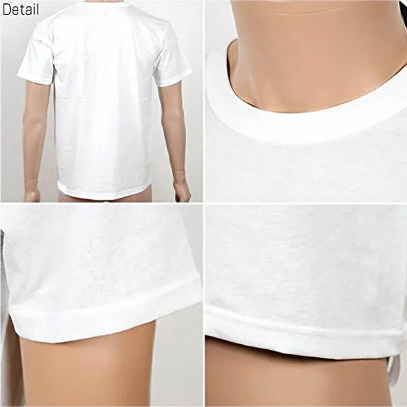 Men's T-shirt Plain Blank 100% heavy Cotton Basic Tee Short Sleeve Large S - 5XL Grey - 5XL