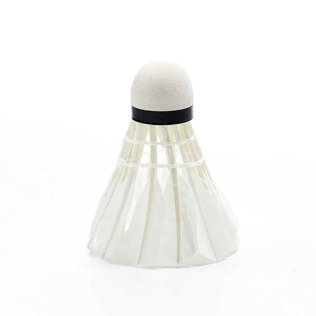 12 Pcs Badminton Shuttlecocks Durable Gooes Feather Badminton Ball For Training