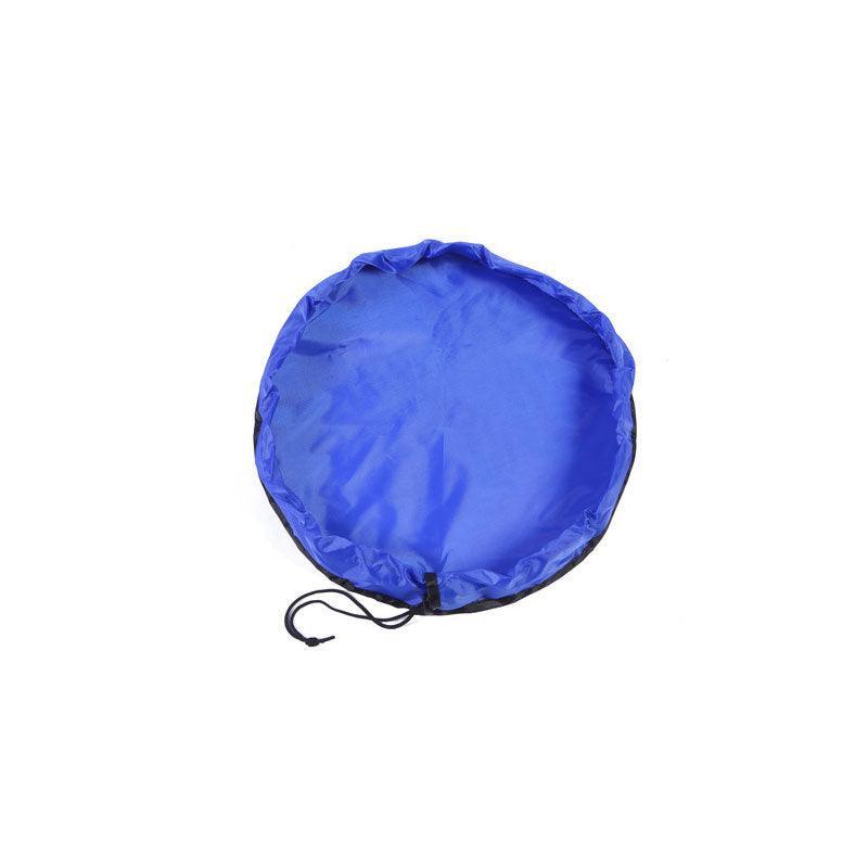 150cm Play Mat Bag Portable Toy Storage Organizer with Drawstring Closure - Purple