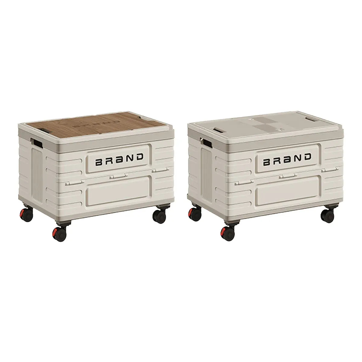 Camping Foldable Storage Box Latch or Wooden Lid Car Boot Tent Outdoor Organiser - latch switch cover