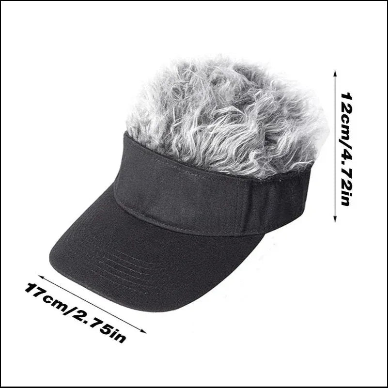 Trendy Hip Hop Wig Cap Stylish Duck Bill Cap for Hipster Fashion Accessories