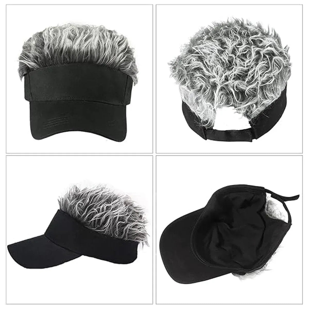 Trendy Hip Hop Wig Cap Stylish Duck Bill Cap for Hipster Fashion Accessories