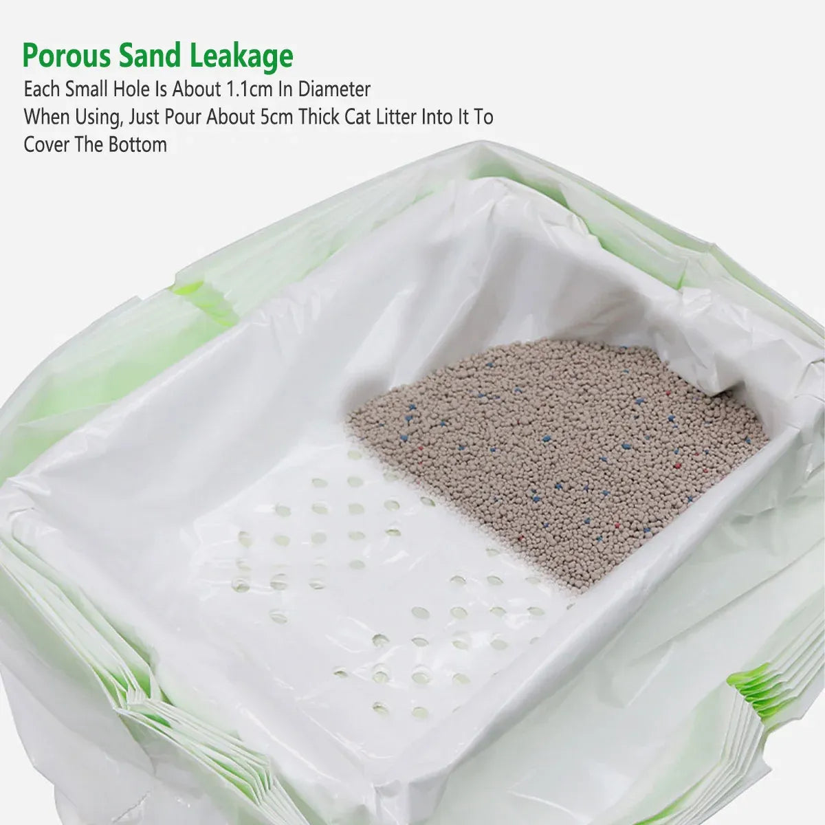 4-Roll Cat Litter Sifting Bag Set
