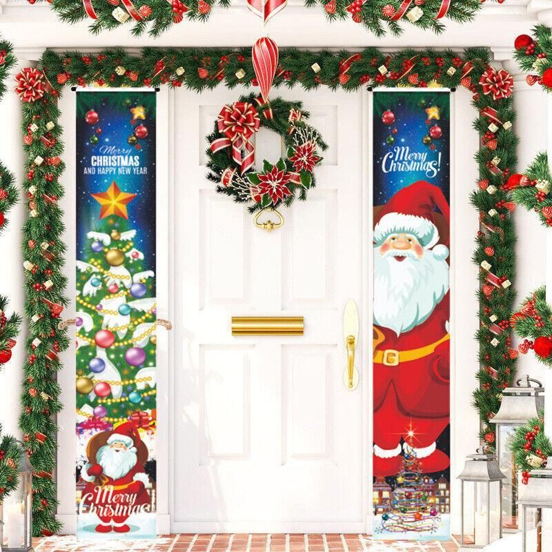 Nutcracker Soldier Door Banner Couplet Merry Christmas Xmas Decoration Ornaments - 04