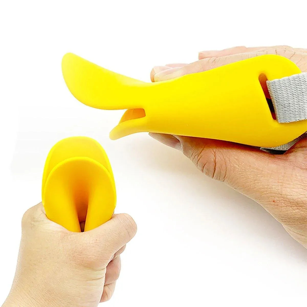 Comfortable Silicone Dog Muzzle Anti-Bite Soft Duck Muzzle Pet Training Supplies - S