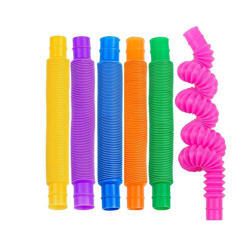 6Pcs Sensory Pop Tube Fidget Toys for Office School Home Use - Large 6PCS