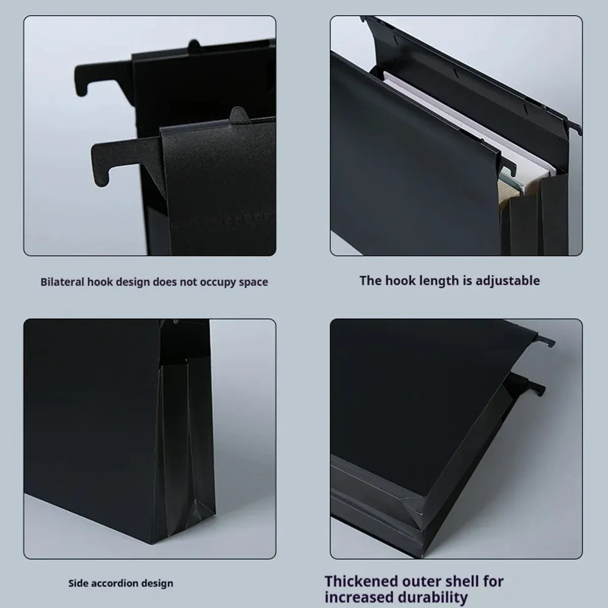 Waterproof Hanging File Folder Durable Tear Resistant  for Document Storage