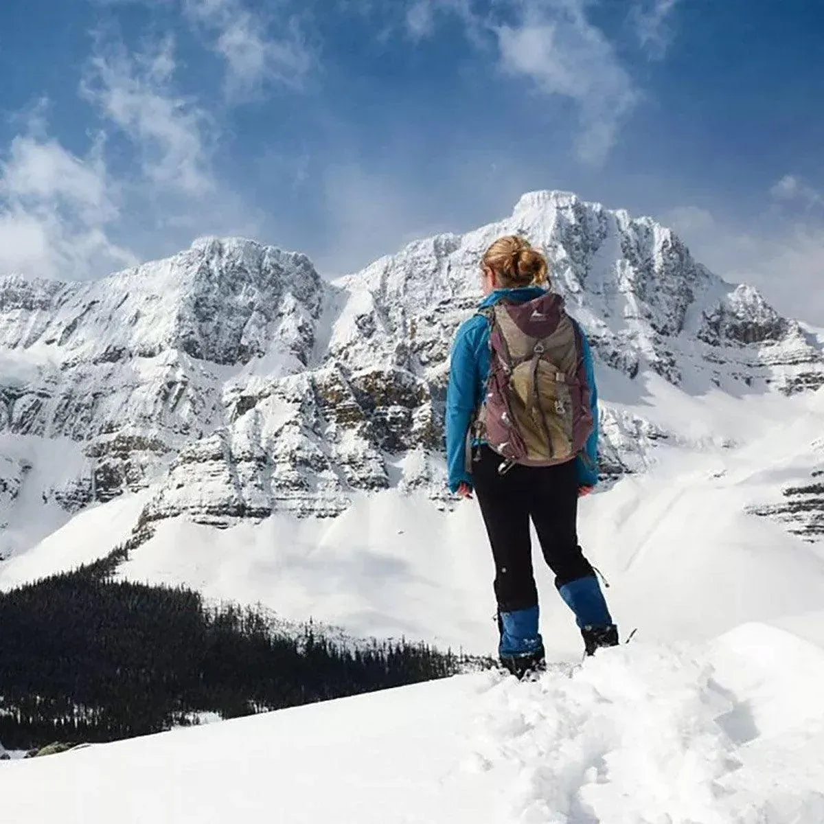Waterproof Gaiters Snowproof Sandproof Leg Cover Hiking Skiing Outdoor Gear - Black-XL