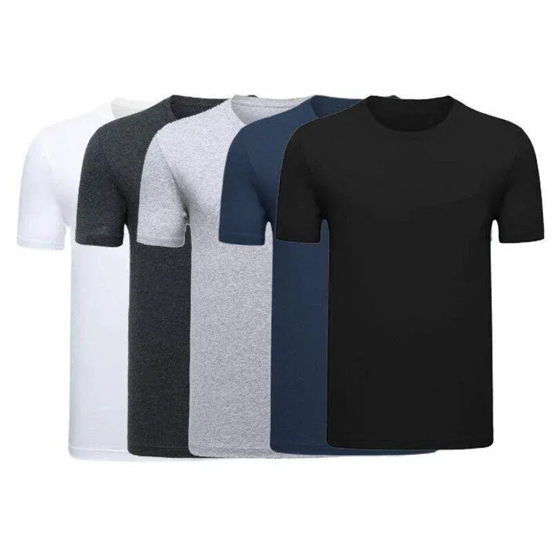 S Size Gildan Men T-shirt Plain Blank 100% premium Cotton Basic Tee Short Sleeve 76000 - Grey