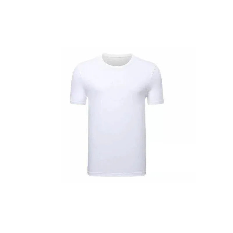 S Size Gildan Men T-shirt Plain Blank 100% premium Cotton Basic Tee Short Sleeve 76000 - White