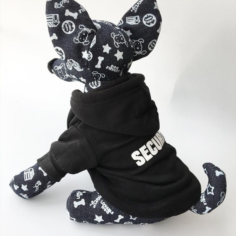 Pet Dog Clothes Hoodie Warm Winter Jumper Puppy Cat Clothing Coat Jacket Shirt - M
