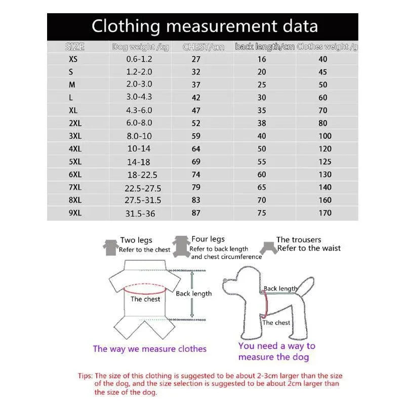 Pet Dog Clothes Hoodie Warm Winter Jumper Puppy Cat Clothing Coat Jacket Shirt - XL