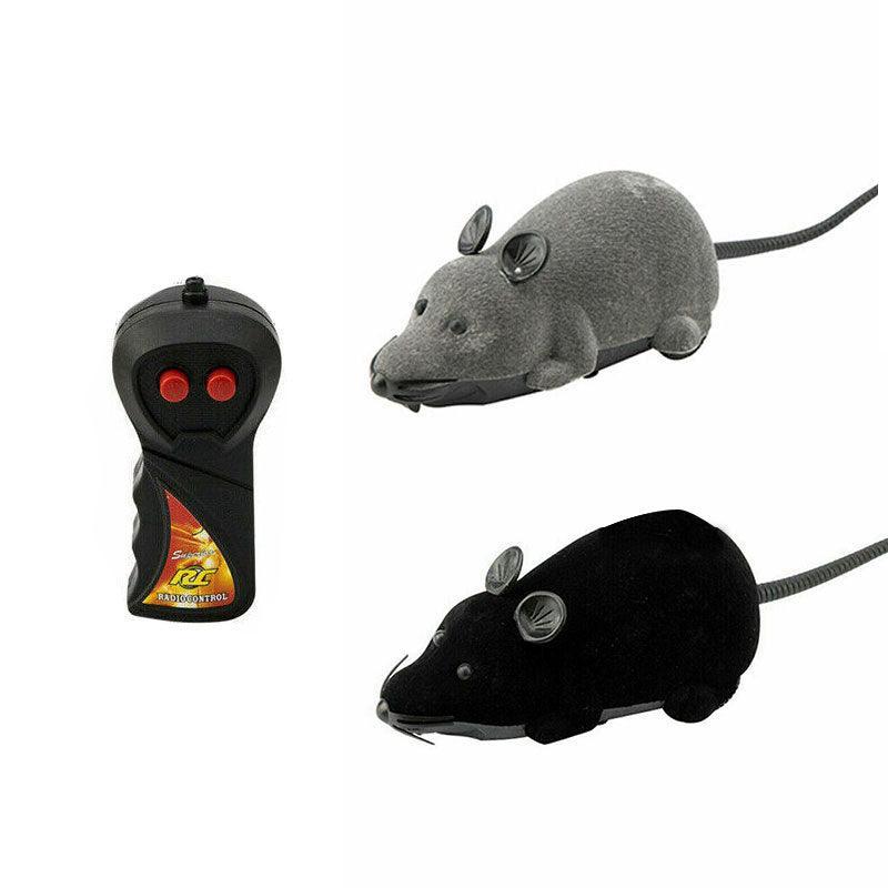 Pet Cat Puppy Toy Wireless Remote Control Electronic Rat Mouse Mice Toys Stock - Grey