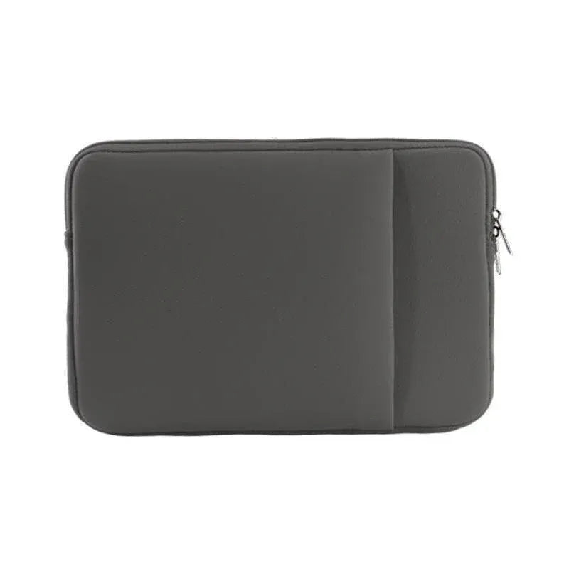 Grey Laptop Macbook Notebook Sleeve Bag Travel Carry Case Cover For 11 13 14 15 Inch Lap Top - 15Inch