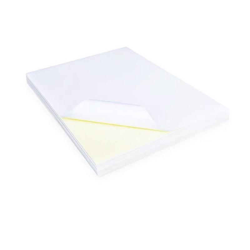 A4 Self Adhesive Sticker Paper Sheet Label Laser Inkjet Print Mailing Address - White Matte 2x4 *100 PCS