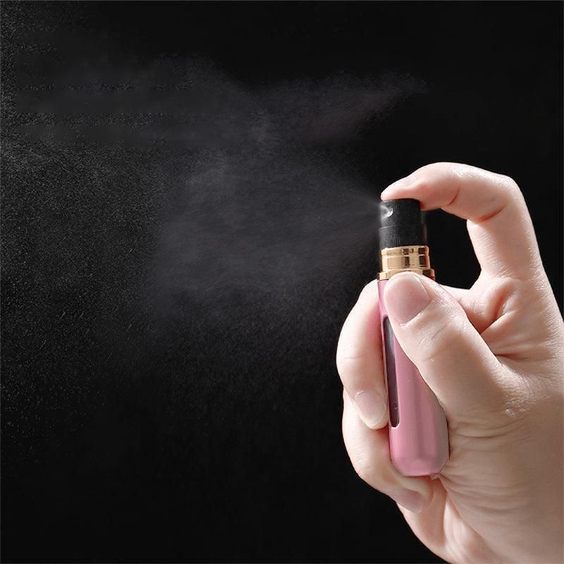 Portable Perfume Atomizer Spray Bottle 8ml Refillable Scent Pump for Travel Use - Blue
