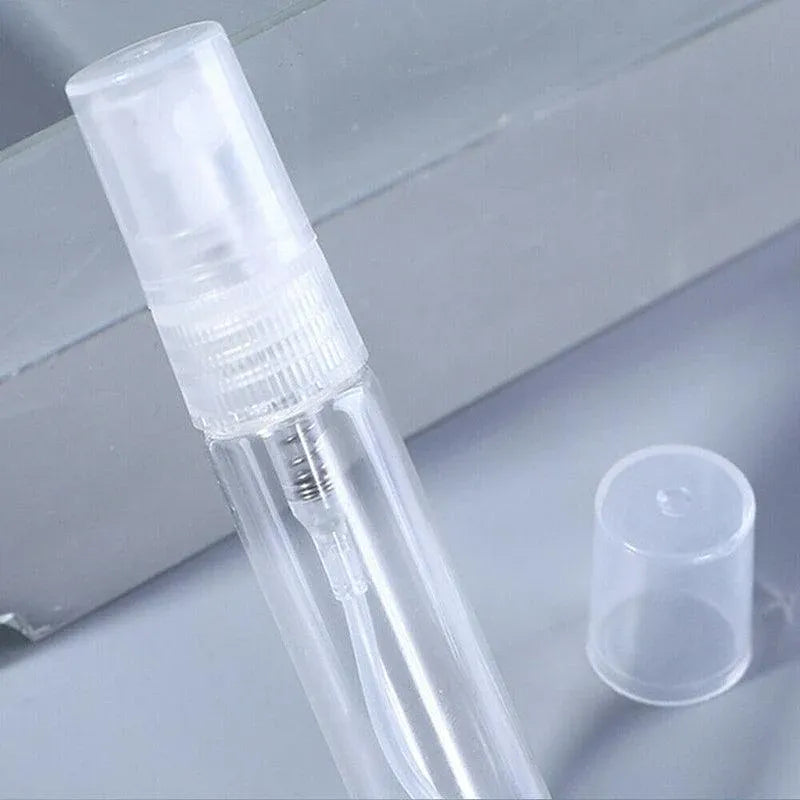 10Pcs Glass Perfume Bottles - 3/5/10ml with Atomizer Pump Spray - 10ML 10PCS
