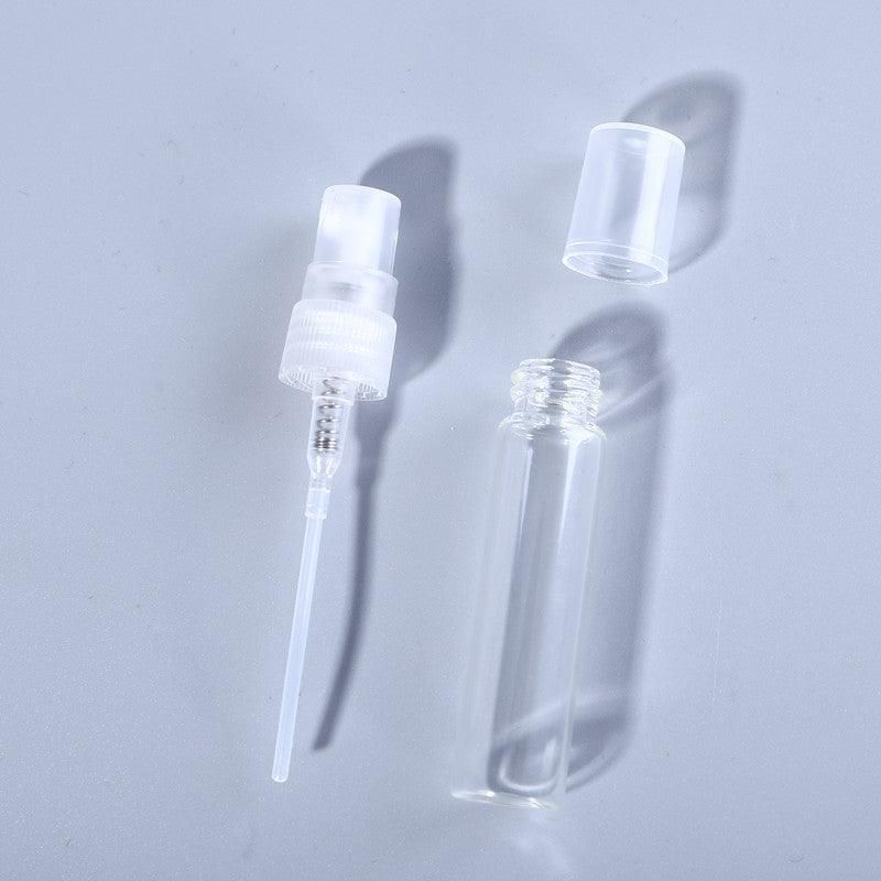 10Pcs Glass Perfume Bottles - 3/5/10ml with Atomizer Pump Spray - 10ML 10PCS