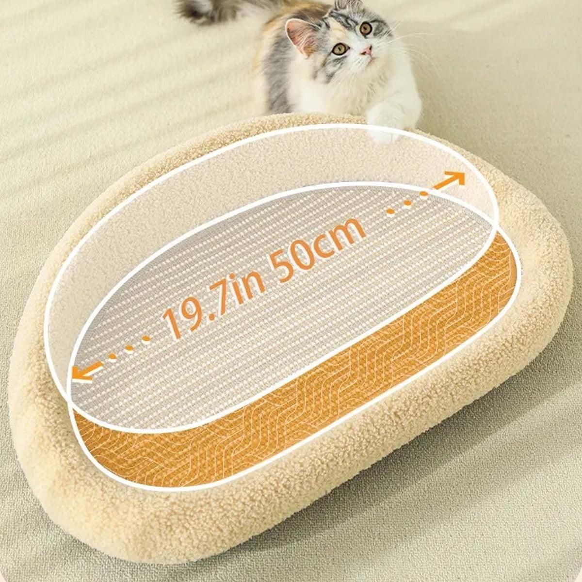 Large Cat Scratching Board Sofa Scratch Resistant Nest for Cats and Kittens - Green