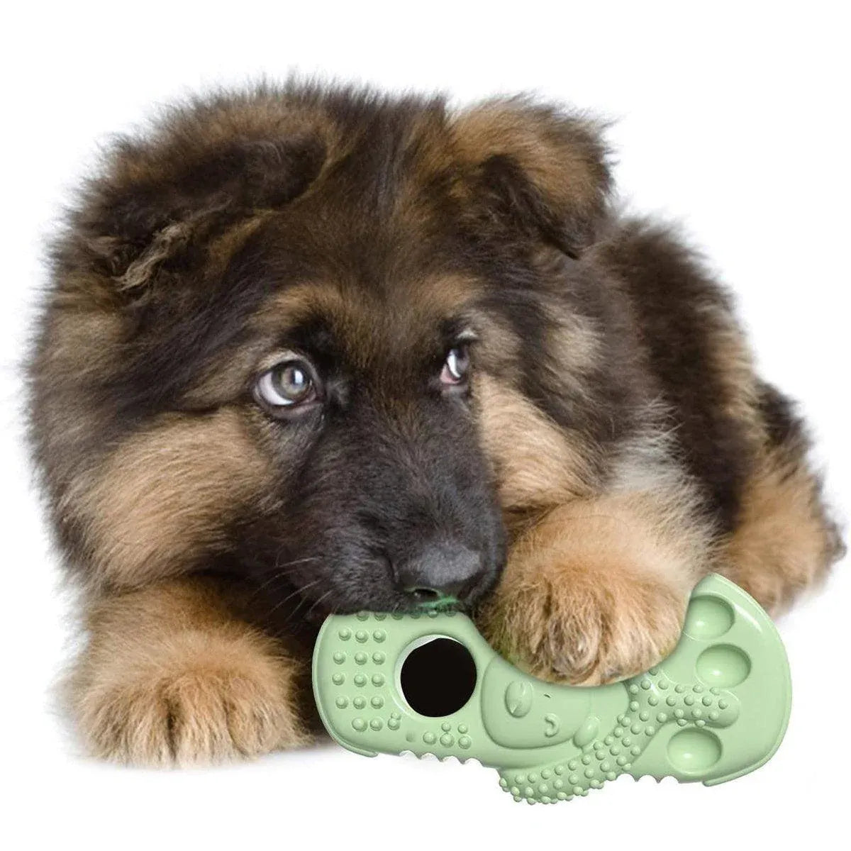 Pet Dog Chew Toy Slipper Shape Teething Durable Puppy Play Training - Orange