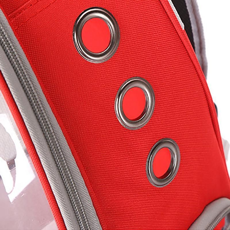Travel Space Capsule Dog Cat Bag Breathable Outdoor Pet Backpack Carrier - Black