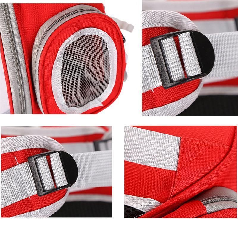 Travel Space Capsule Dog Cat Bag Breathable Outdoor Pet Backpack Carrier - Black