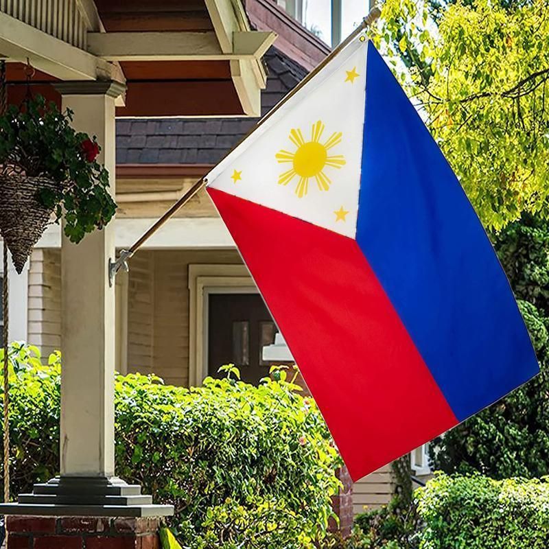 Large Philippines Flag 90 x 150 cm Outdoor Indoor Polyester with Eyelets