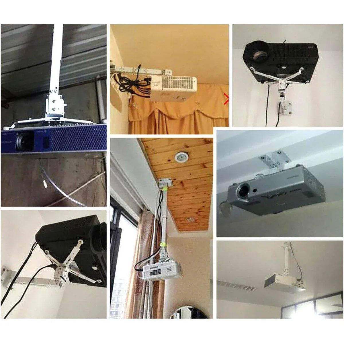 Universal Projector Ceiling Mount Bracket Telescopic Adjustable Lifting Hanger