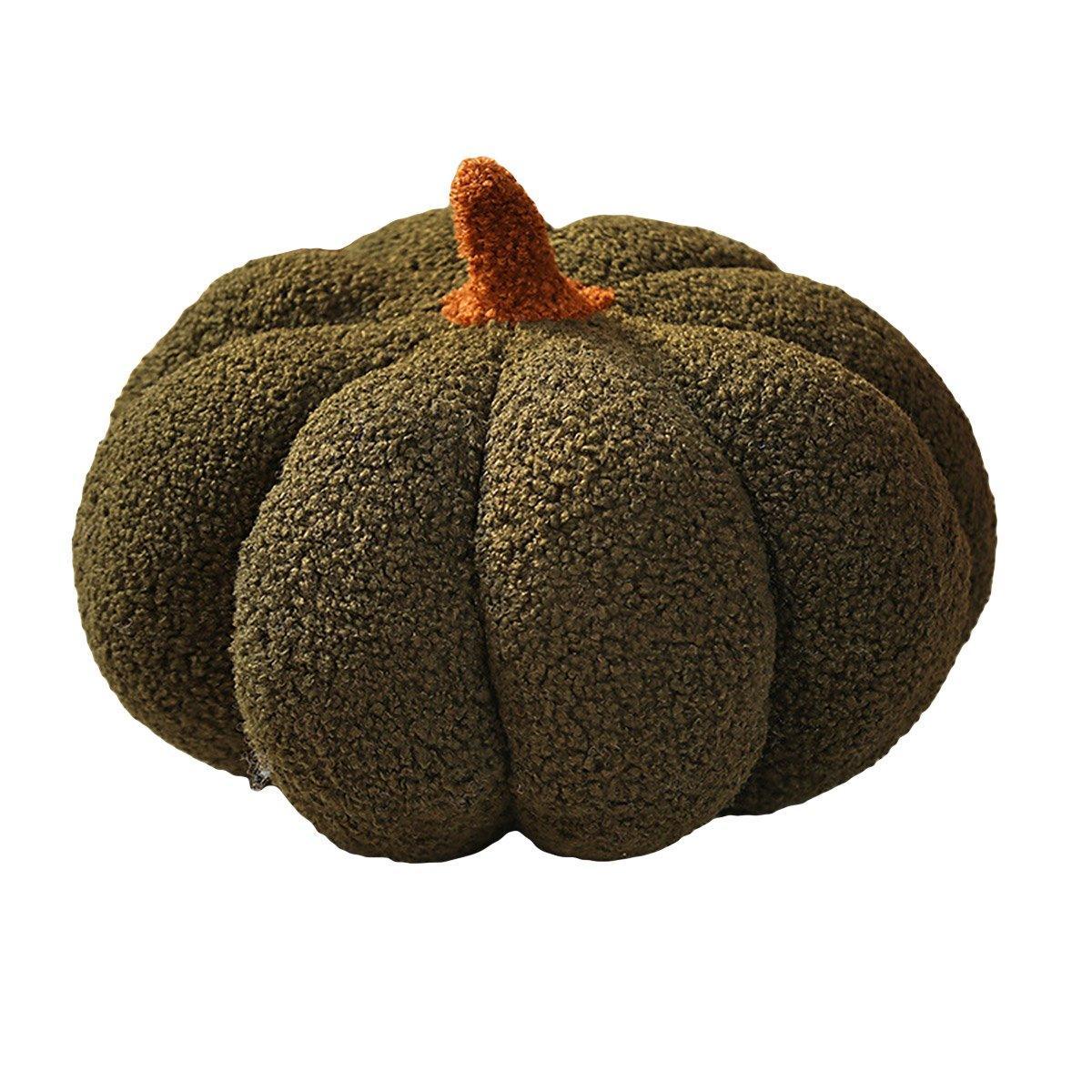 Soft Plush Pumpkin Pillow Cushion Sofa Living Room Bay Window Decor Indoor Toy - Orange