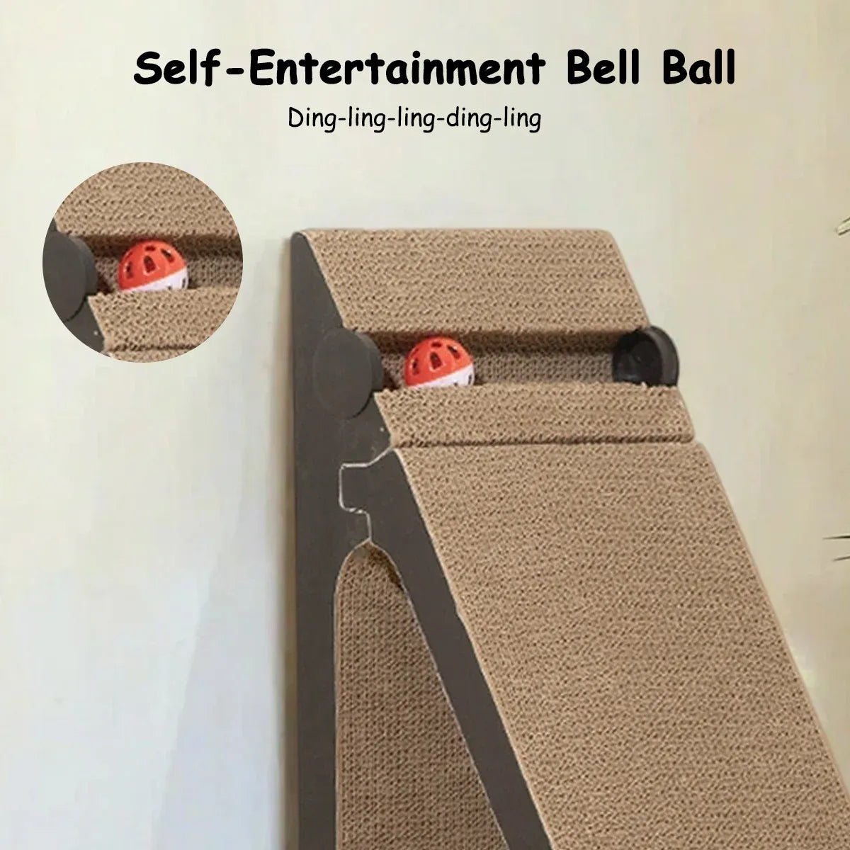 Vertical Triangle Cat Scratcher Wear Resistant Non Shedding Anti Scratch Sofa ﻿