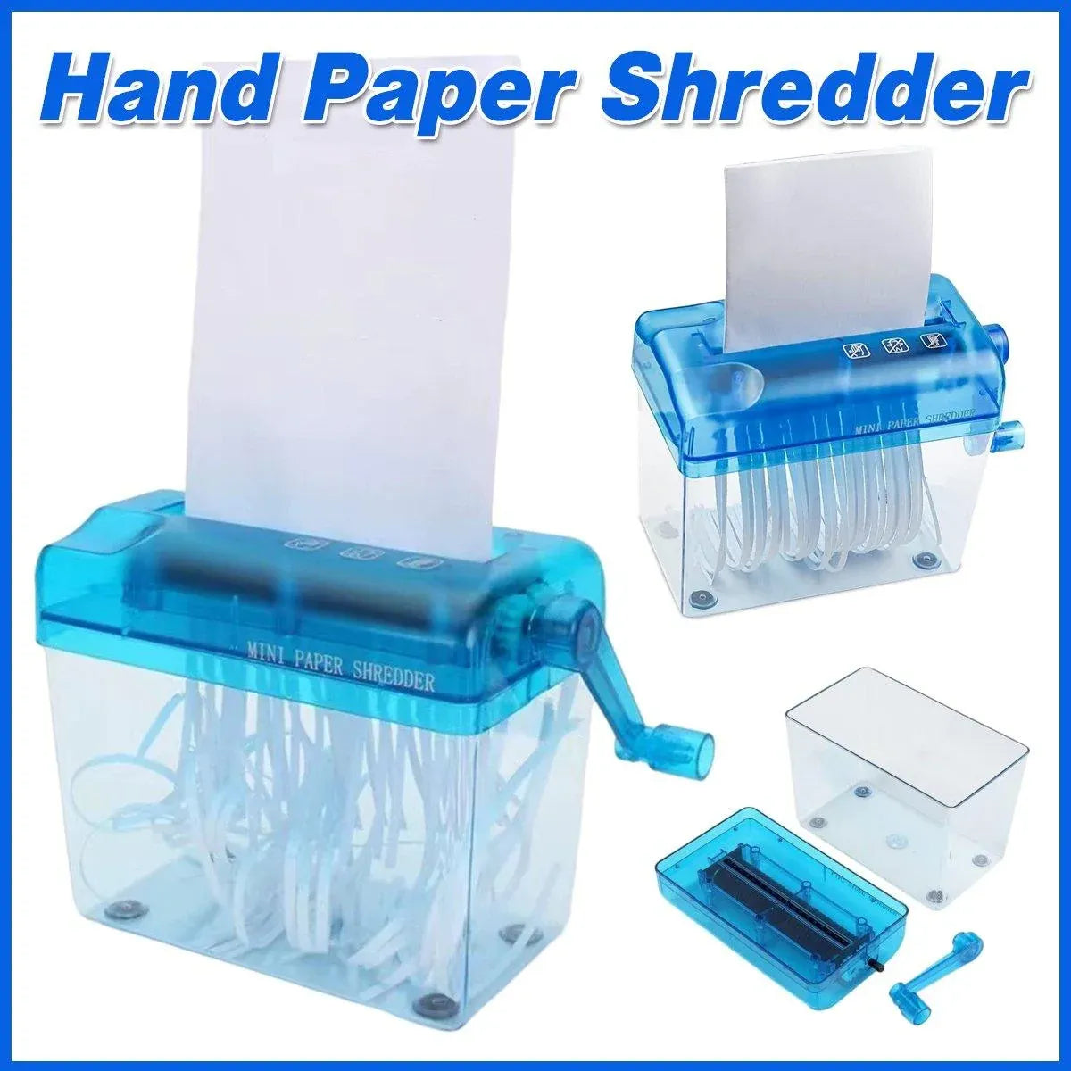 A6 File Hand Paper Shredder Straight Cutting Machine Manual Document Handmade