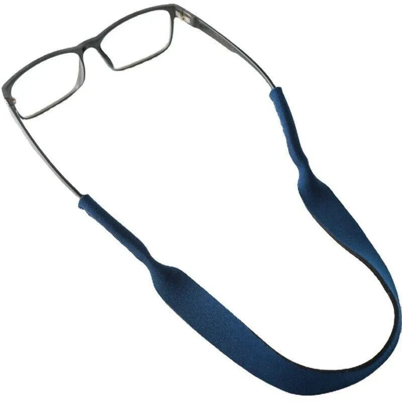 Sunglasses Strap Sports Band Glasses Neck Cord Neoprene Eyewear - Black
