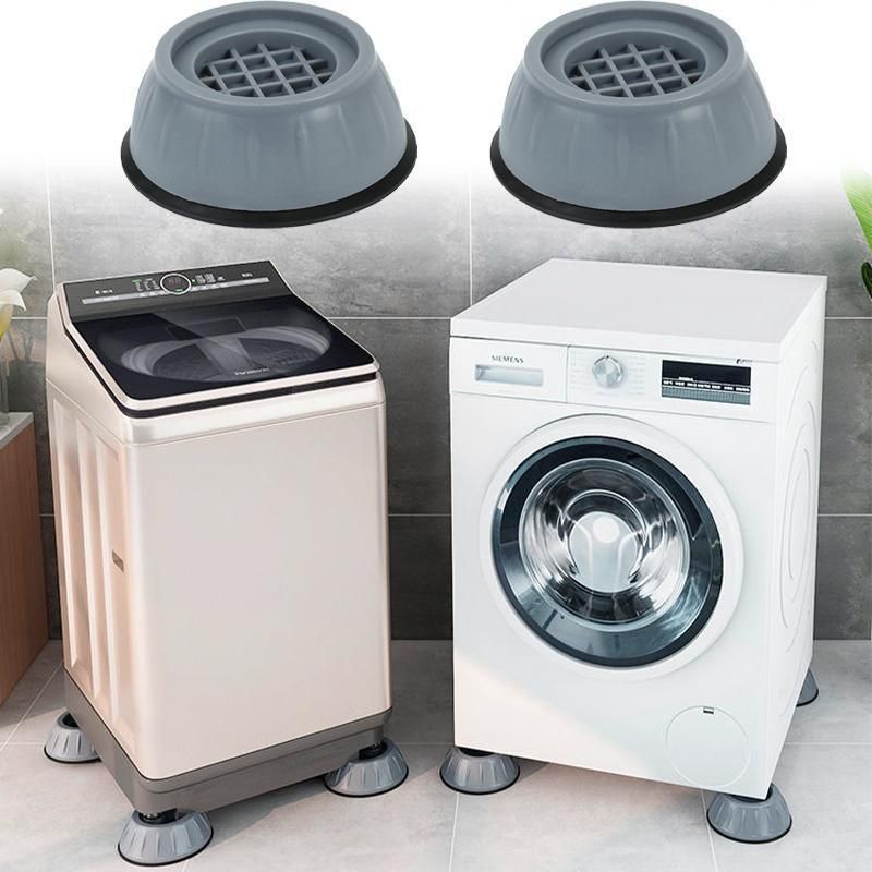 4x Washing Machine Support Pads Anti Vibration Leg Stopper Foot Pad Feet Pads - Small