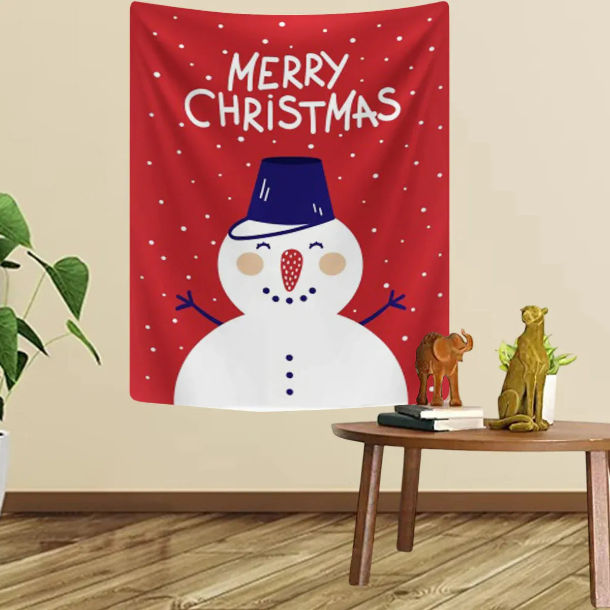 Christmas Line Hanging Cloth Bed Hanging Cloth Background Wall Cloth 100x70cm