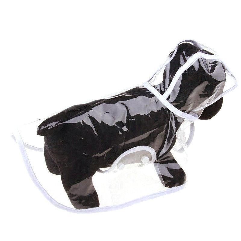 Puppy Waterproof Pet Dog Raincoat Jacket Clothes Vest Rain  Outdoor Coat Hoodies Yellow - M
