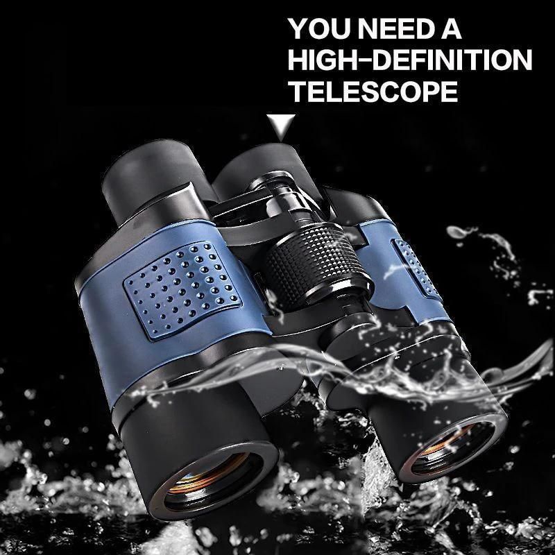 60X60 Day/Night Vision Binoculars Telescope 3000M Waterproof Outdoor Travel