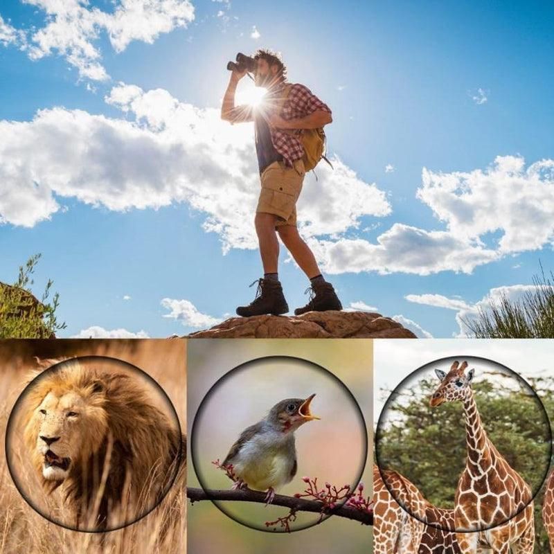 60X60 Day/Night Vision Binoculars Telescope 3000M Waterproof Outdoor Travel